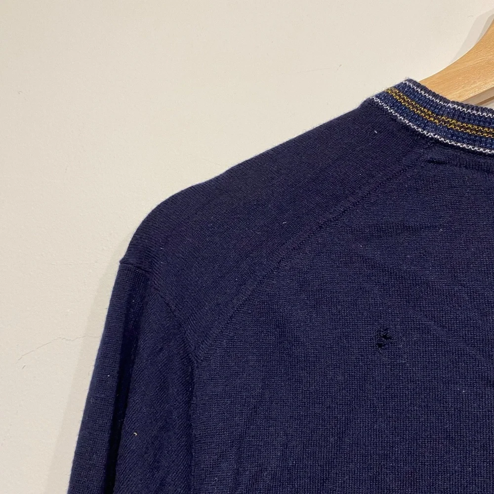 Ted Baker Mailais Blue Crew Neck Jumper Size 4 - Picture 4 of 5